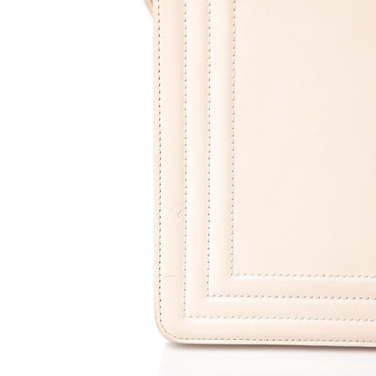 Chanel Glazed Calfskin Large Boy Flap Beige Clair 9 of 16