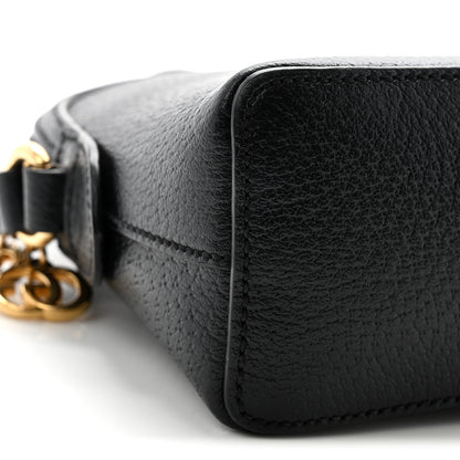 Gucci Calfskin GG Web Small Ophidia Dome Shoulder Bag Black 9 of 11