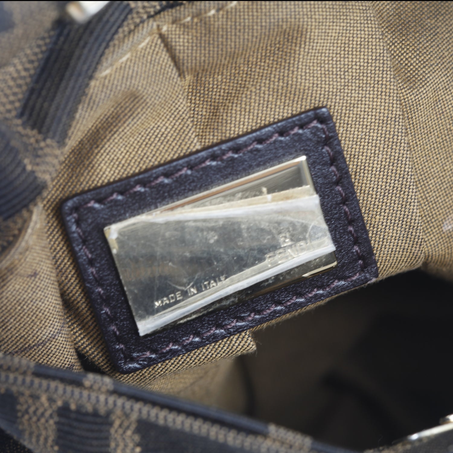 Fendi Zucca Mini Chef Hobo Tobacco 8 of 10