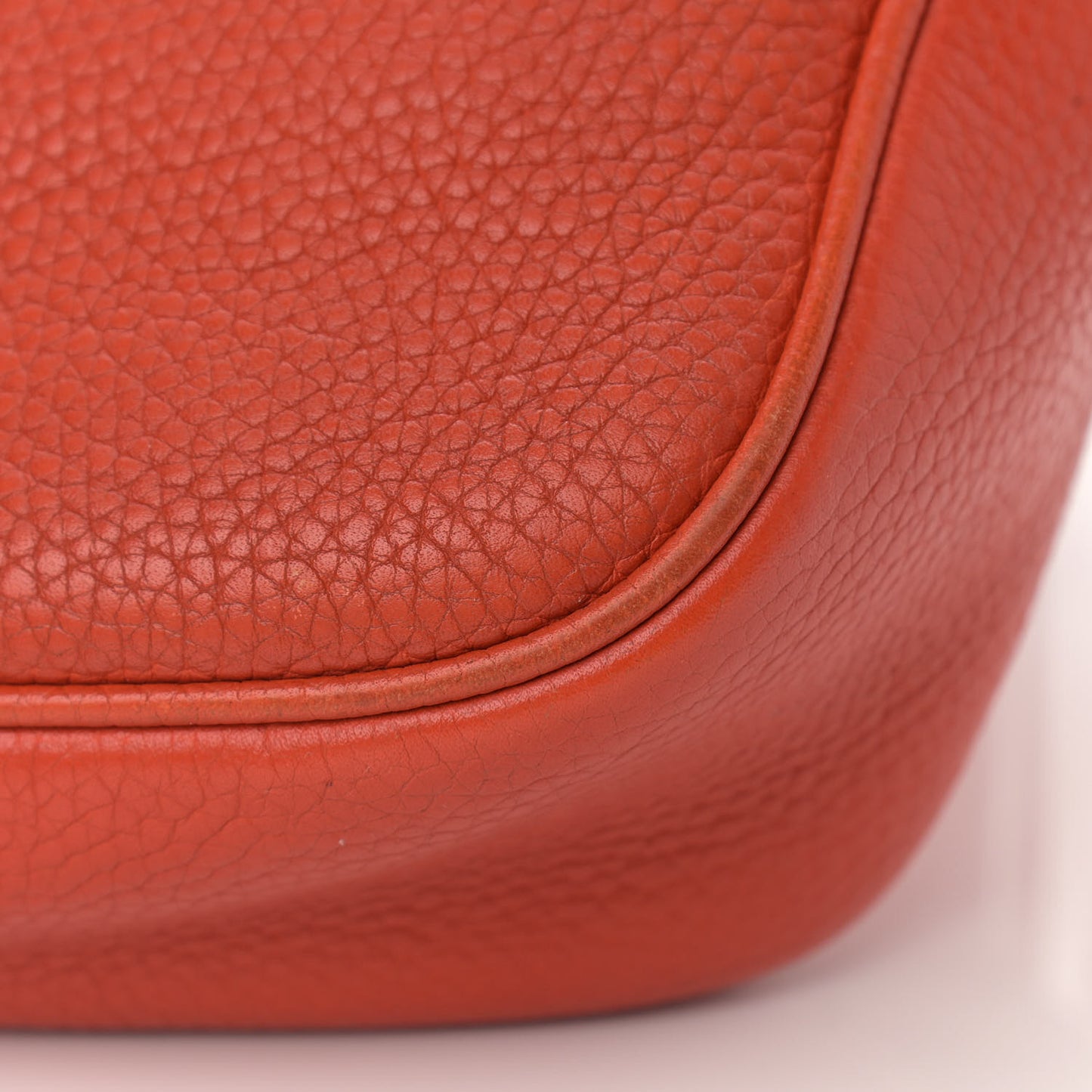 Pebbled Calfskin Small Soho Disco Bag Sun Orange