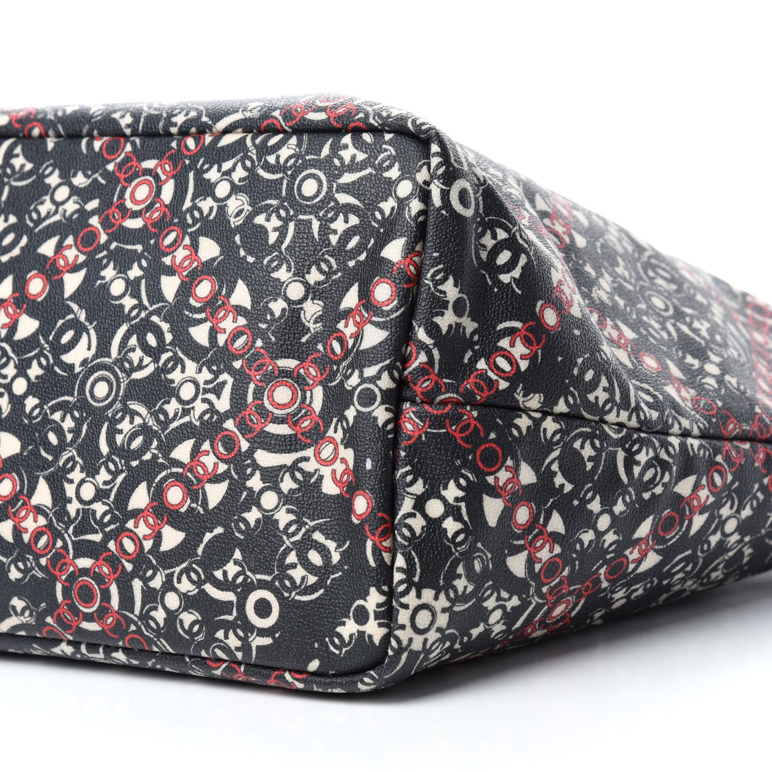 Chanel Coated Canvas Coco Tote Black 7 of 11