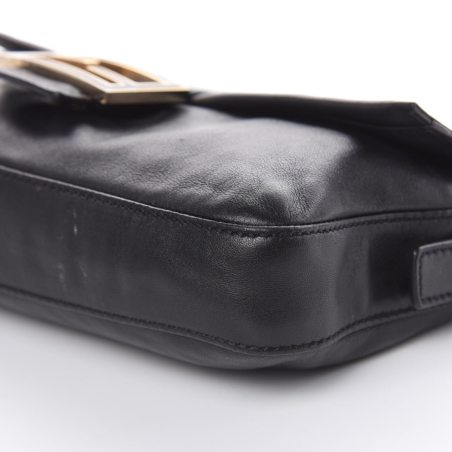 Calfskin Baguette Black