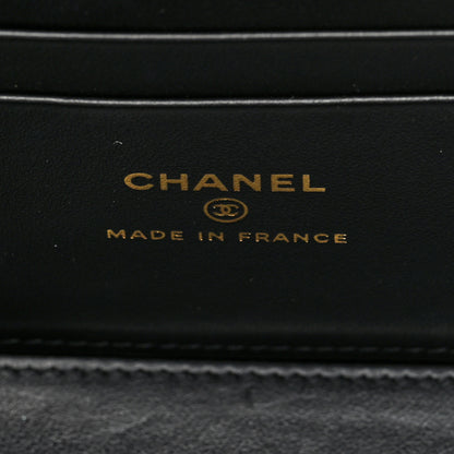 Chanel Caviar Quilted Enamel Coco Casino Small Vanity Case With Chain Black 6 of 11
