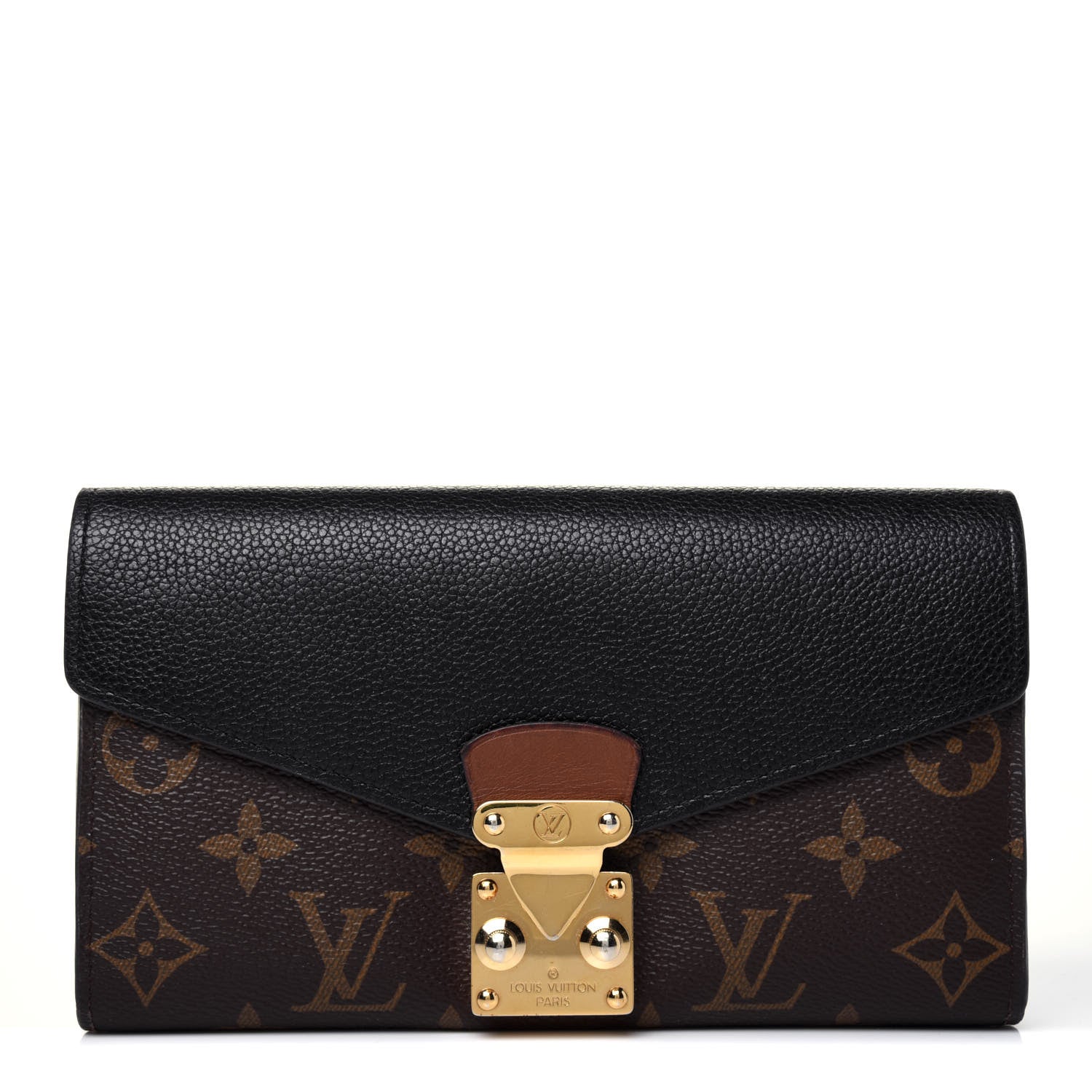Louis Vuitton Monogram Pallas Wallet Black 1 of 17