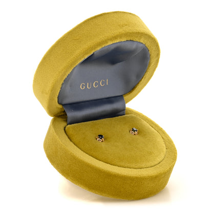 Gucci 18K Yellow Gold Green Tourmaline Interlocking G Earrings 49/4.75 6 of 6