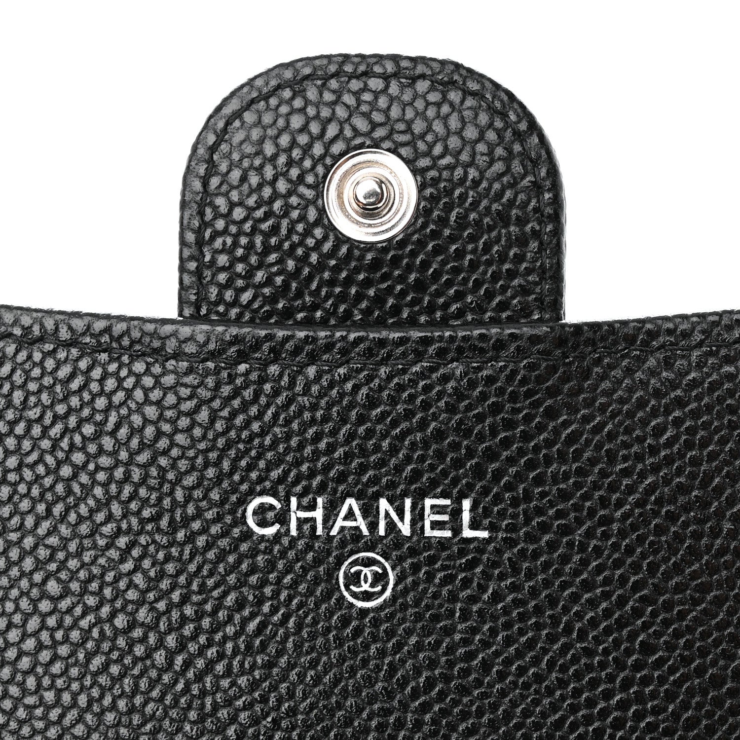 Chanel Caviar Quilted Phone Holder Wallet on Removable Chain Black 6 of 15