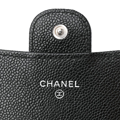 Chanel Caviar Quilted Phone Holder Wallet on Removable Chain Black 6 of 15