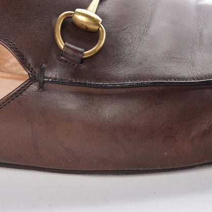 Gucci Calfskin Mens Princetown Slippers 11 Fondente Brown 17 of 18