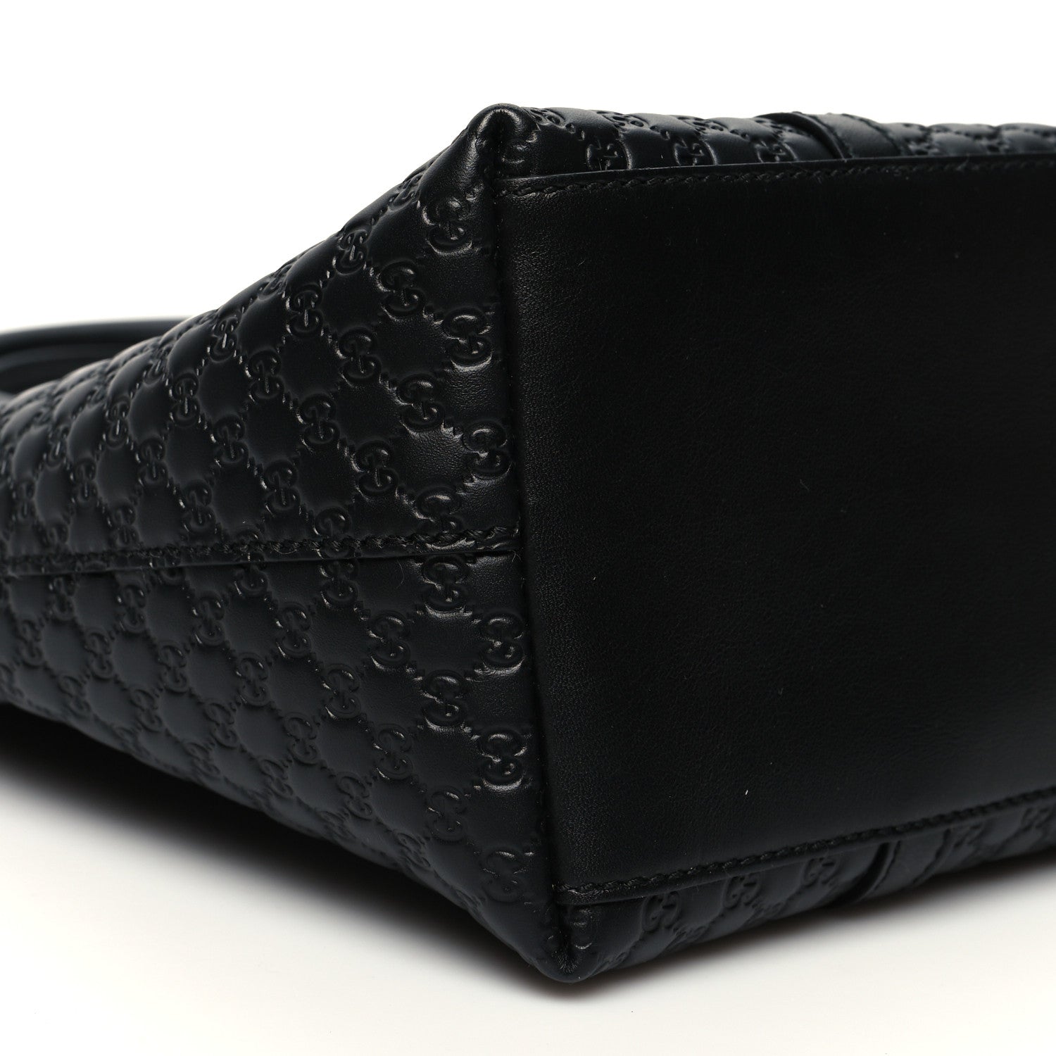 Gucci Soft Microguccissima Small Zippered Satchel Black 8 of 9