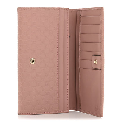 Gucci Soft Microguccissima Continental Wallet Soft Pink 5 of 10
