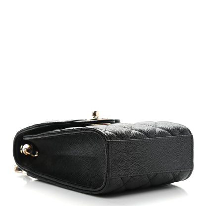 Chanel Caviar Quilted Classic Phone Holder Black 4 of 11