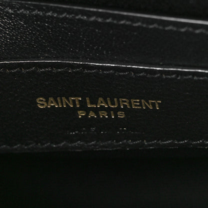 Saint Laurent Grained Calfskin Manhattan Nano Shopper Tote Black 6 of 8