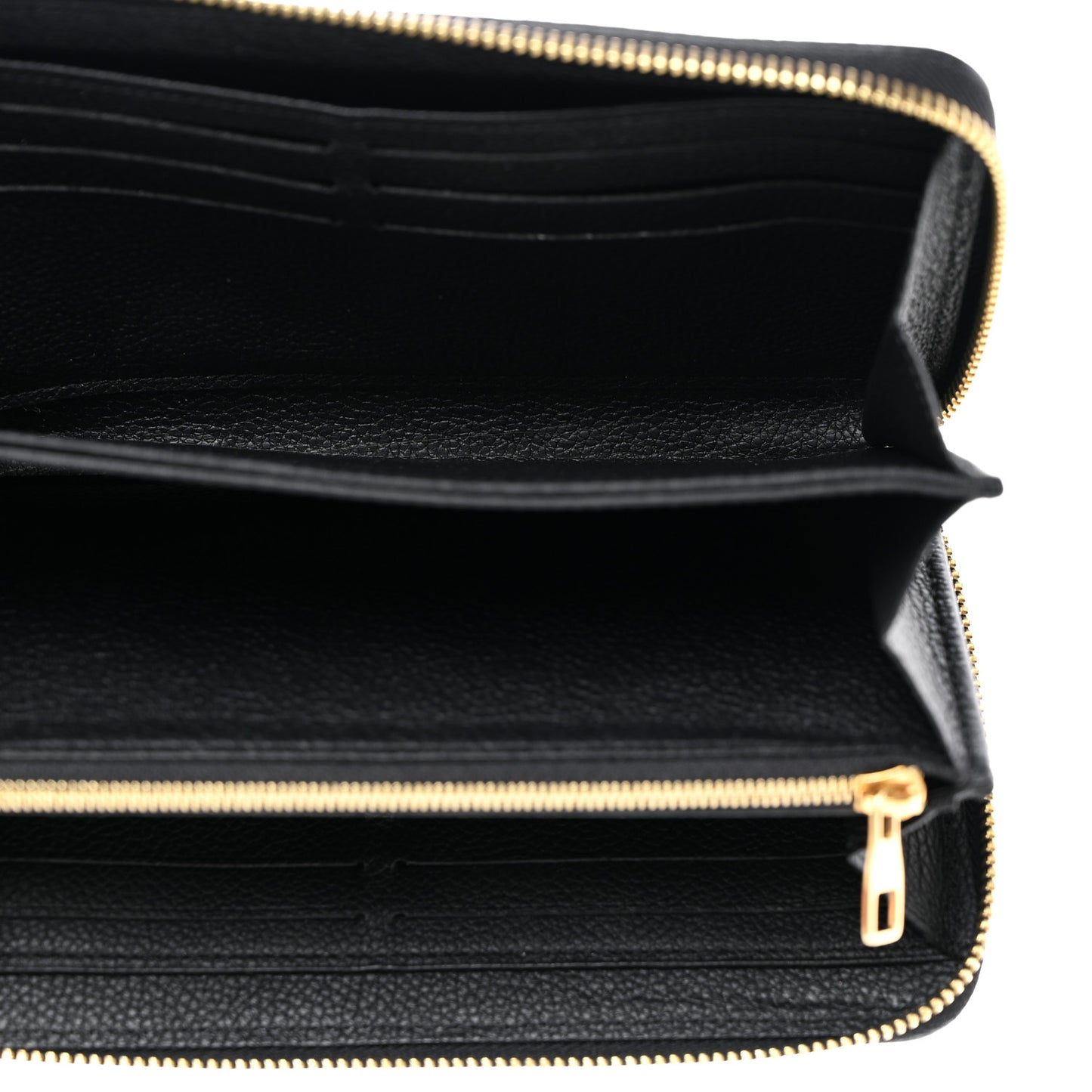 Empreinte Monogram Giant Zippy Wallet Black Beige