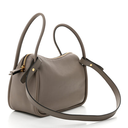 Prada Soft Calfskin Darling Shoulder Bag Argilla 3 of 9