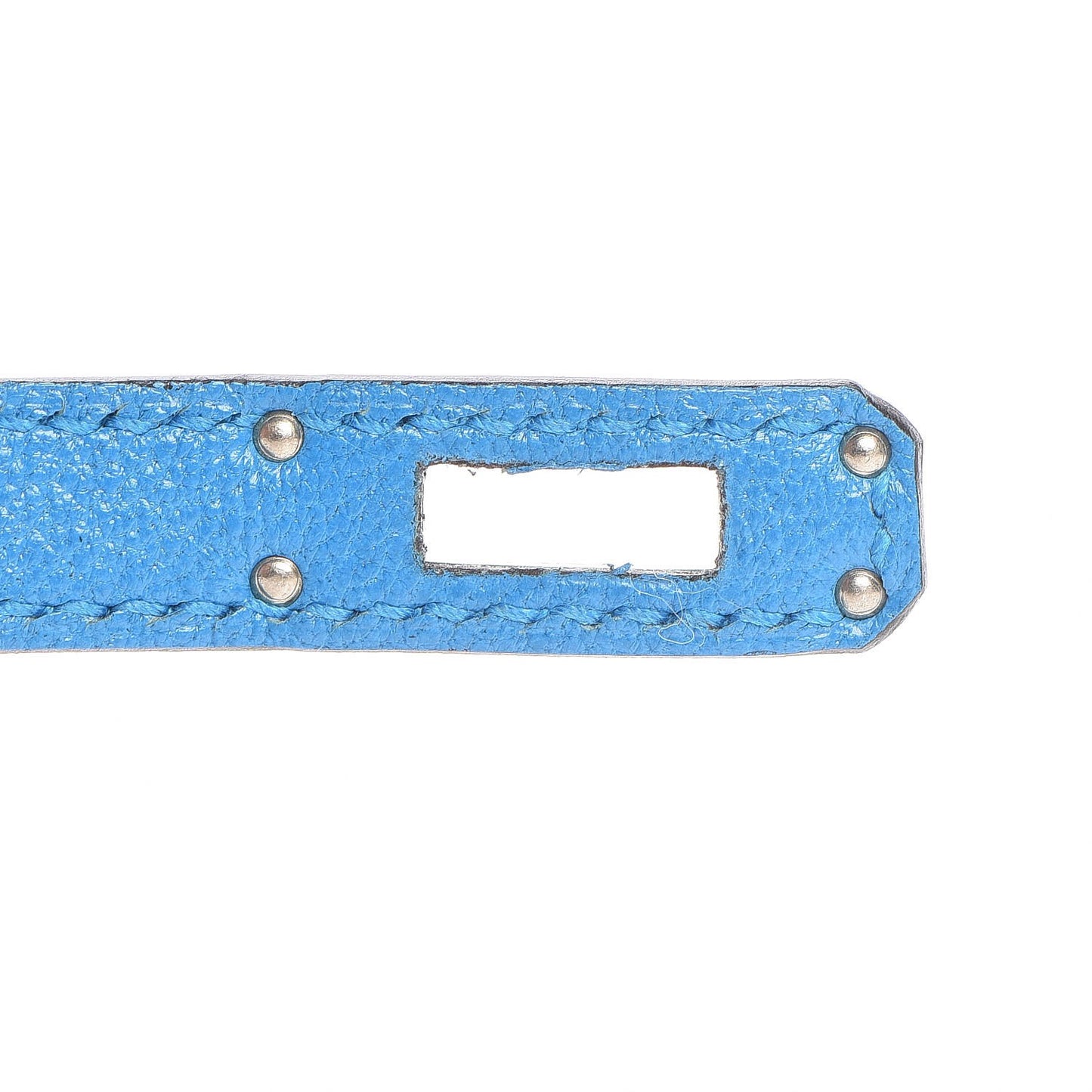 Chevre Mysore Mini Kelly Sellier 20 Bleu Zanzibar
