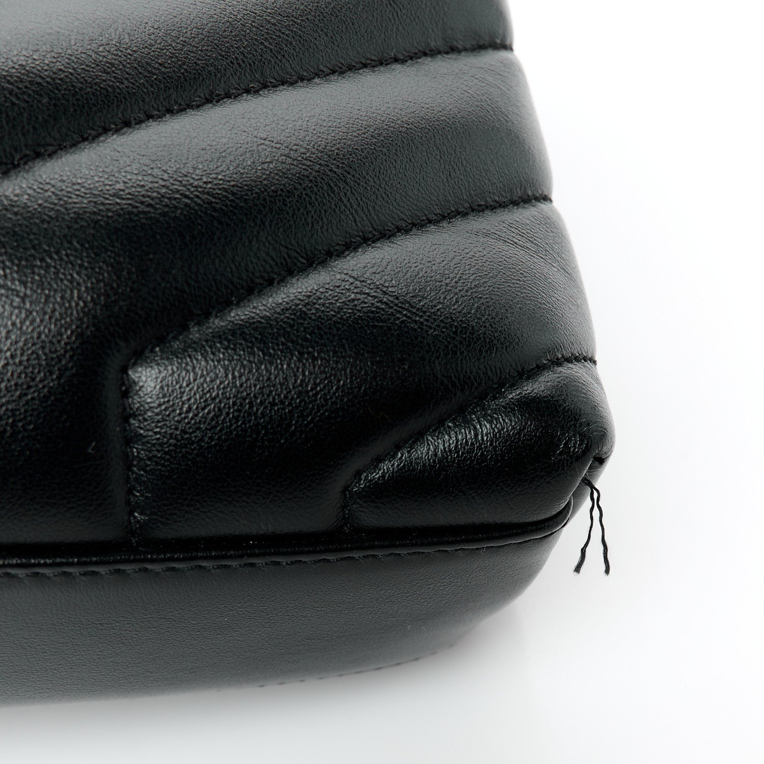 Saint Laurent Calfskin Y Quilted Monogram Toy Loulou Crossbody Bag Black 12 of 12