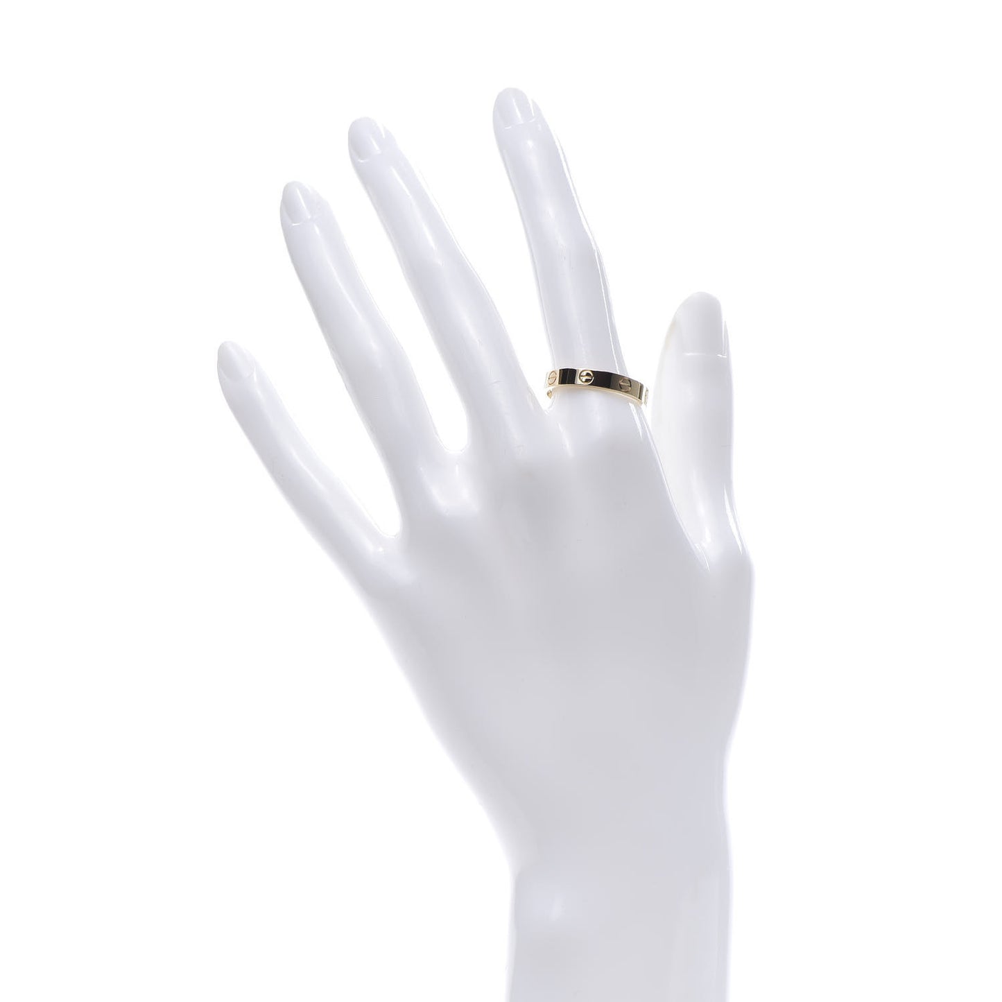 18K Yellow Gold 3.5mm LOVE Wedding Band Ring 59 8.75