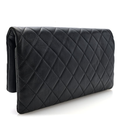 Chanel Lambskin Quilted CC Beauty Clutch Black 3 of 7