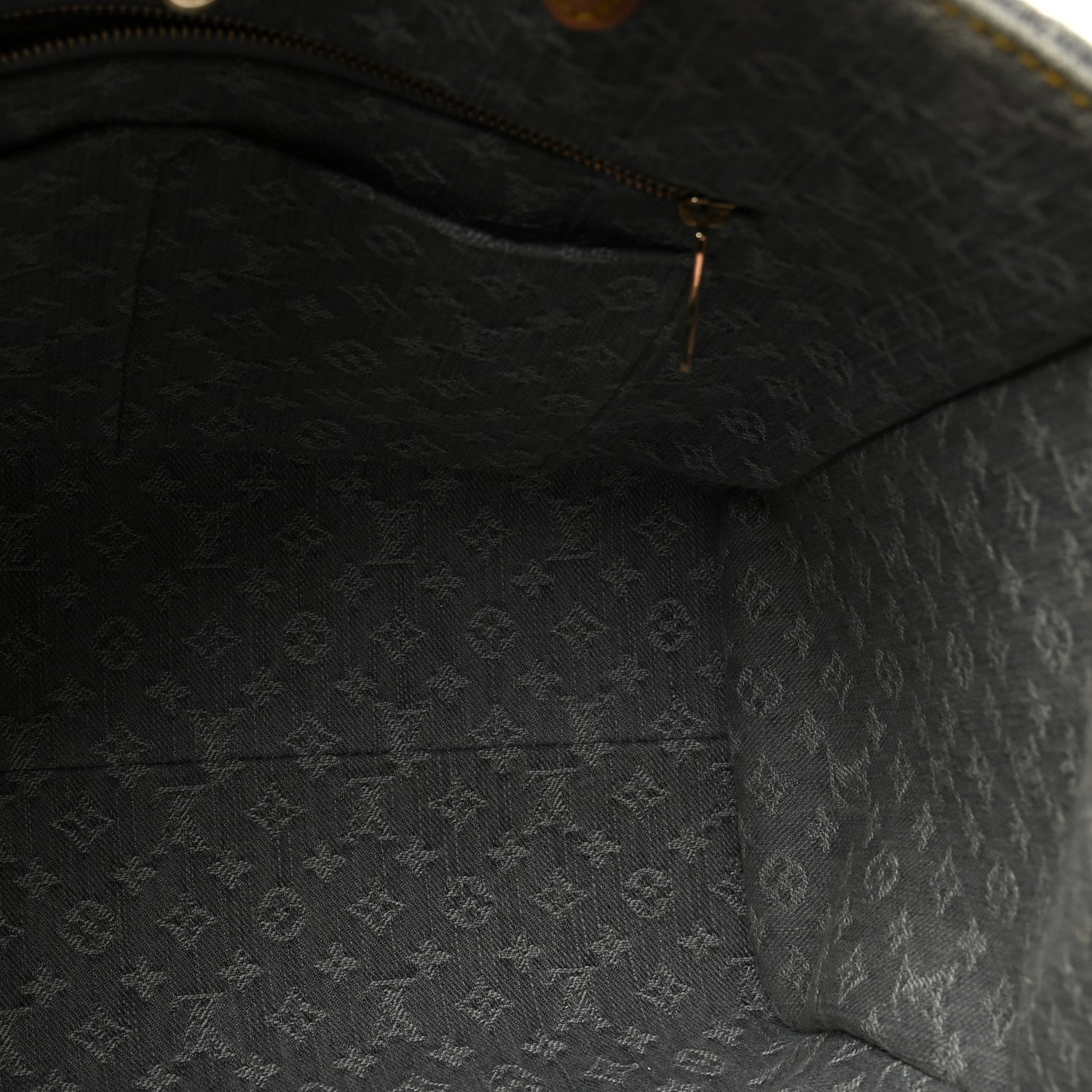 Louis Vuitton Monogram Denim Onthego MM Washed Gray 5 of 9