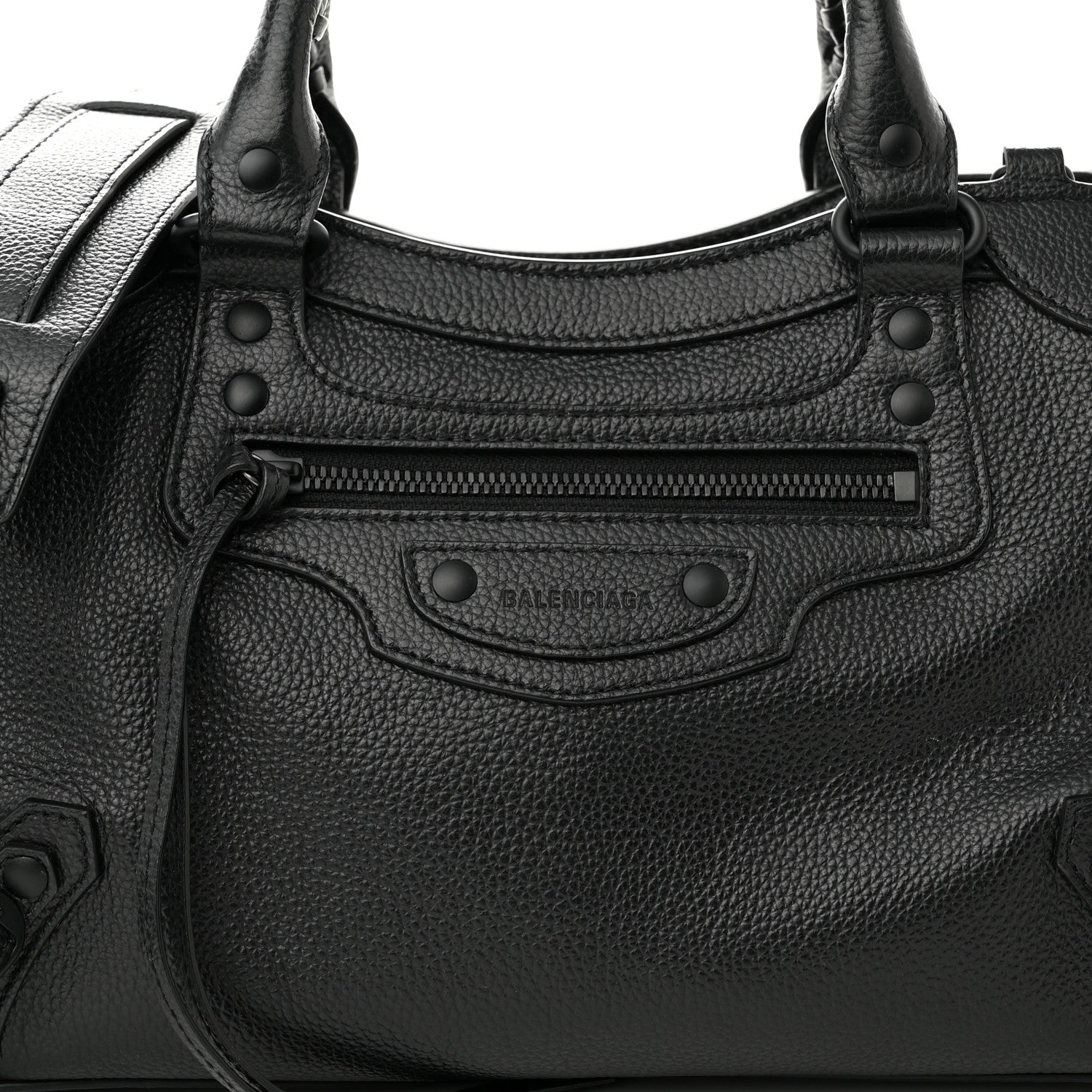 Balenciaga Grained Calfskin Neo Classic Black Hardware S City Black 8 of 10