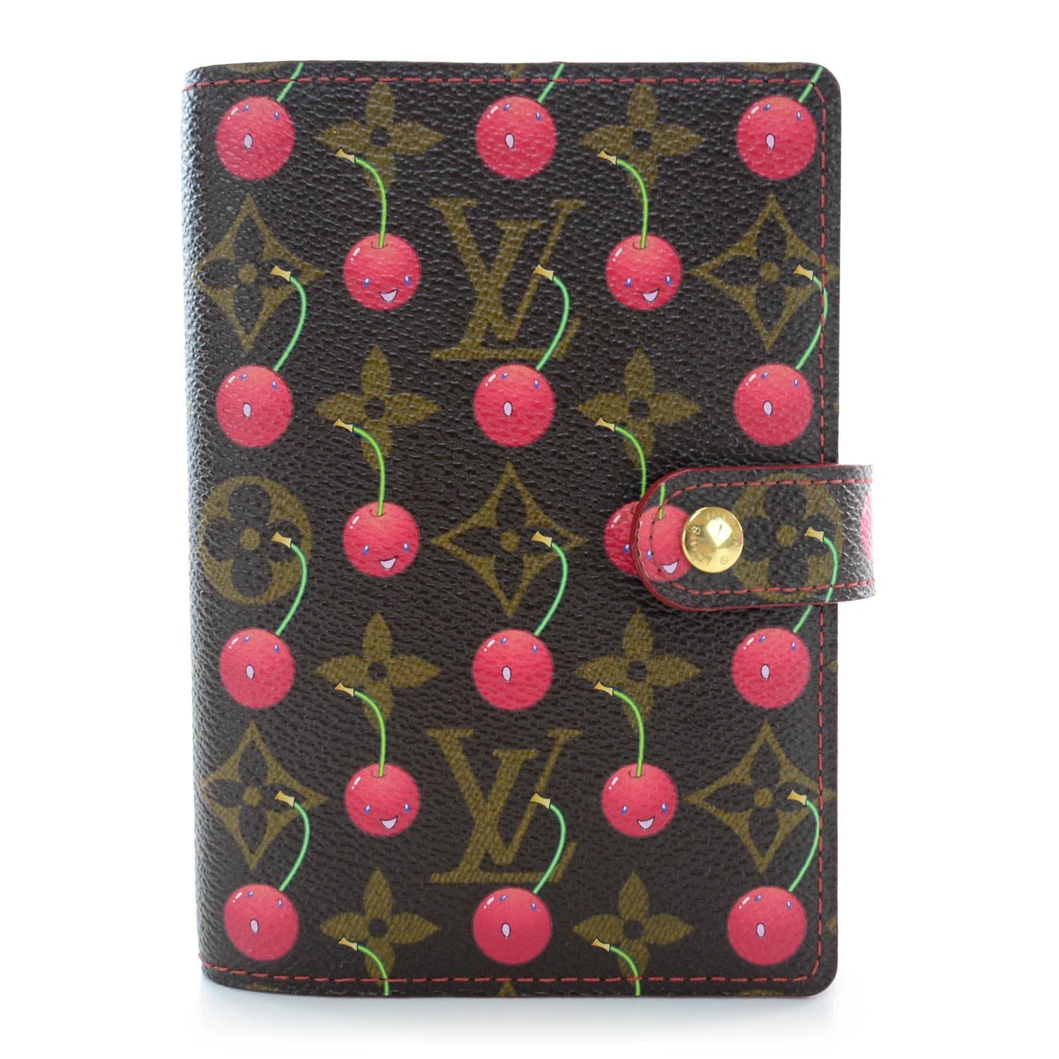 Louis Vuitton Monogram Cerises Small Ring Agenda Cover 1 of 8