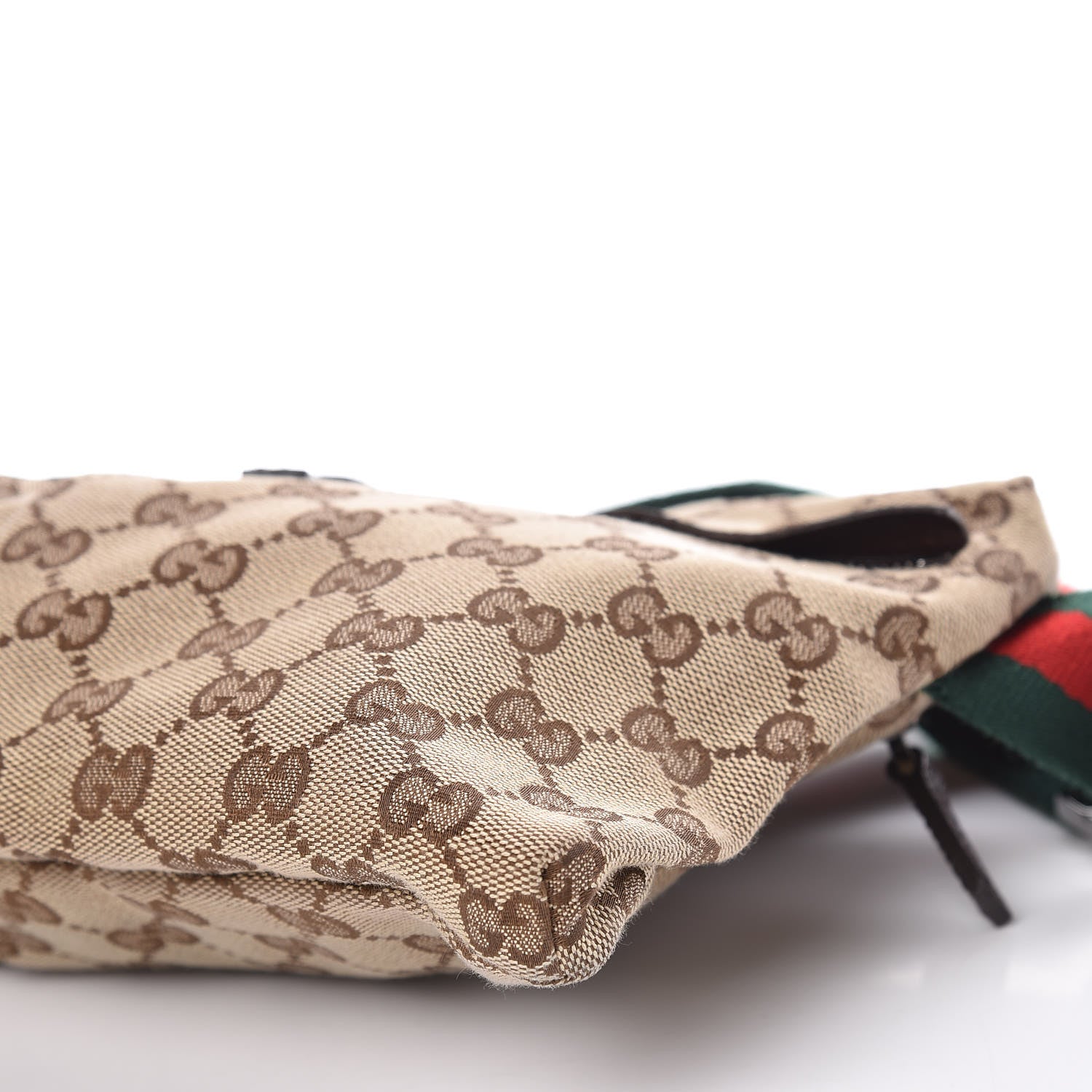 Gucci Monogram Web Belt Bag Dark Brown 9 of 12