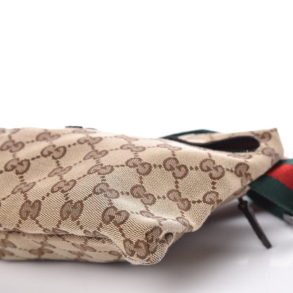 Gucci Monogram Web Belt Bag Dark Brown 9 of 12