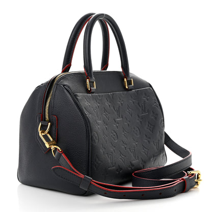 Louis Vuitton LOUIS VUITTON Empreinte Speedy Bandouliere 25 NM Marine Rouge 3 of 9