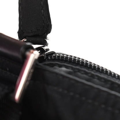Prada Nylon Messenger Bag Black 7 of 11