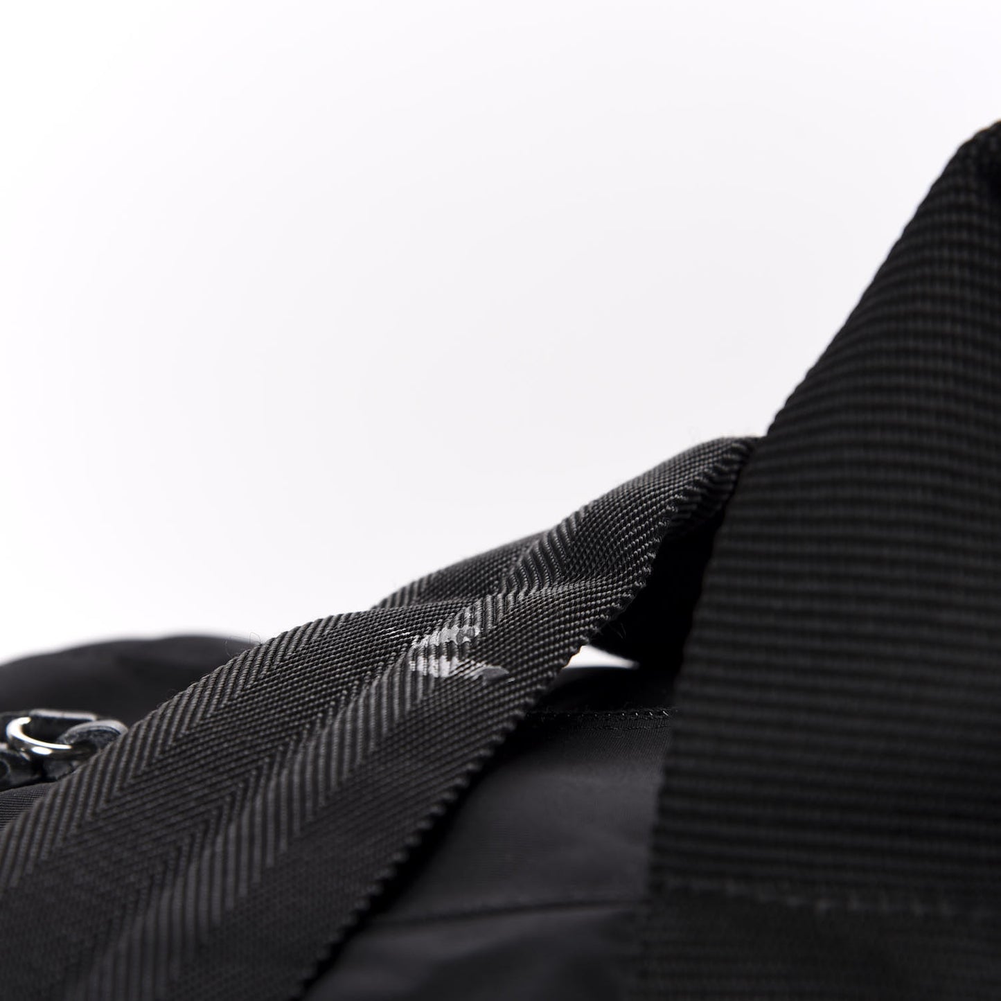 Tessuto Nylon Duffel Bag Black