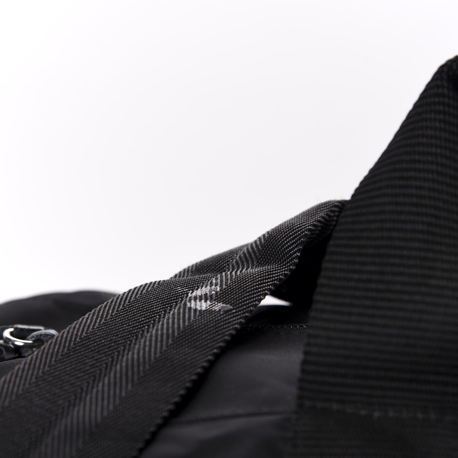 Prada Tessuto Nylon Duffel Bag Black 7 of 9