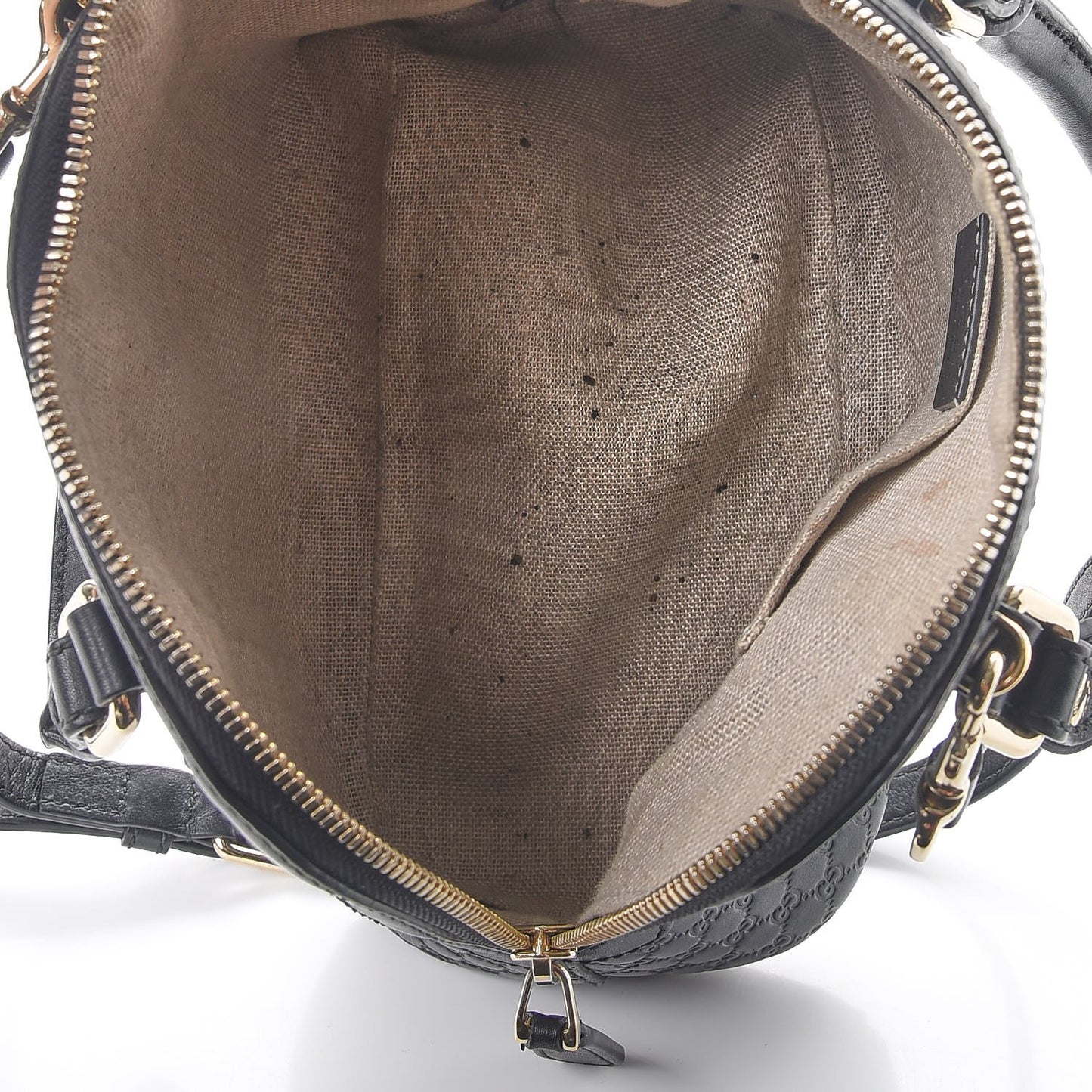 Microguccissima Mini Dome Bag Black