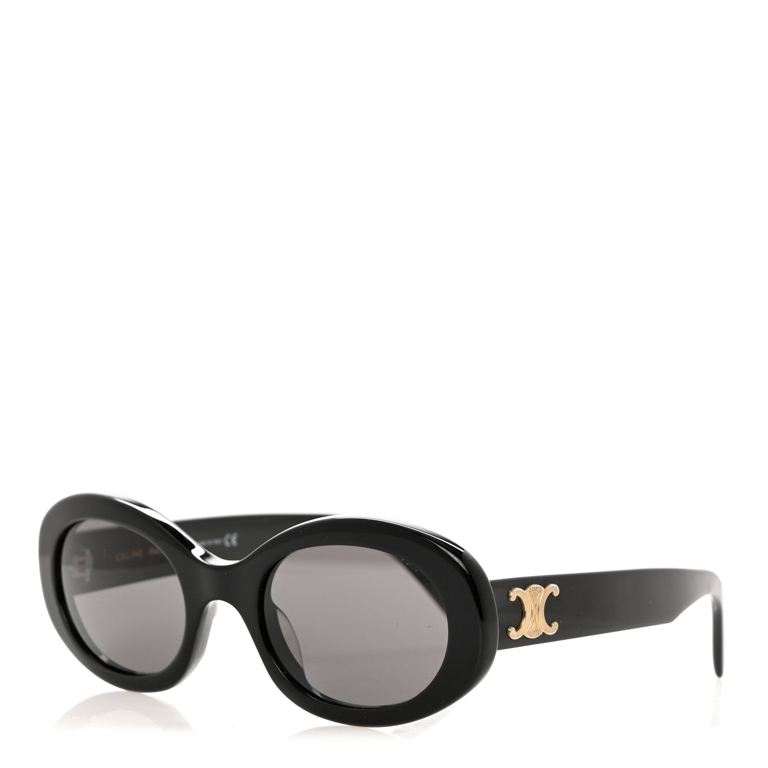 Celine Acetate Triomphe 01 Sunglasses CL 40194U Black 1 of 7