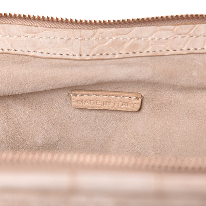 Burberry Nubuck Alligator Small Wilburg Clutch Natural Nude 6 of 12