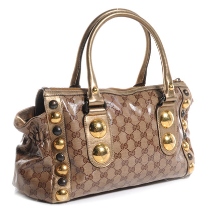 Gucci Crystal Monogram Babouska Tote 3 of 7