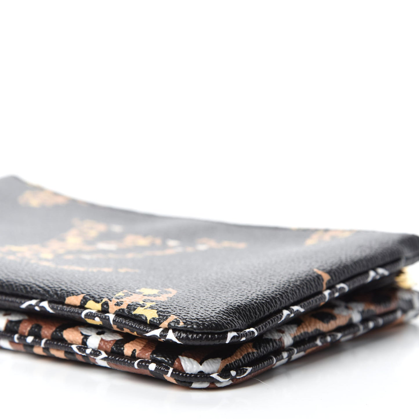 Monogram Giant Jungle Pochette Double Zip Black