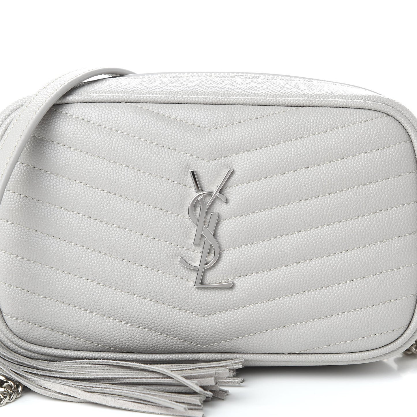 Grain De Poudre Matelasse Monogram Mini Lou Camera Bag Granite