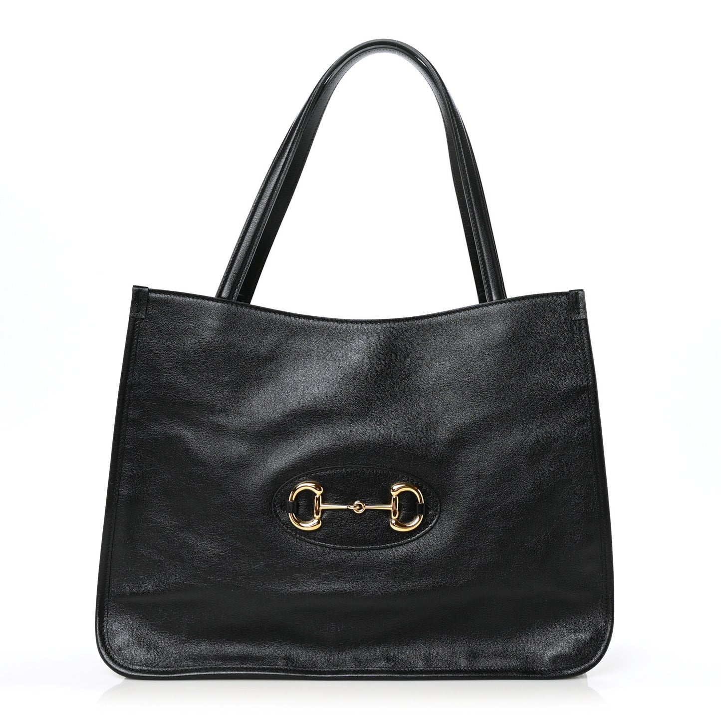 New Sakai Calfskin Lux Horsebit 1955 Tote Bag Black