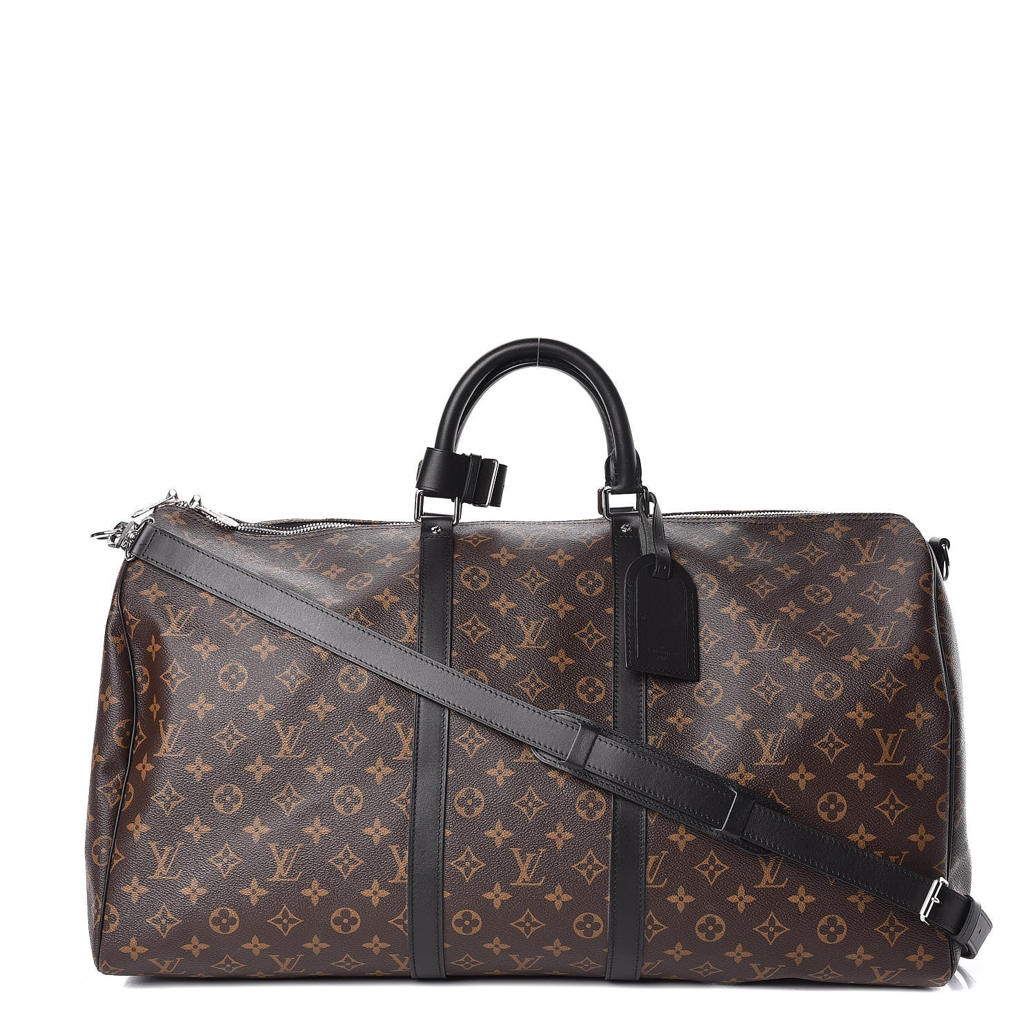 Louis Vuitton Monogram Macassar Keepall Bandouliere 55 1 of 12