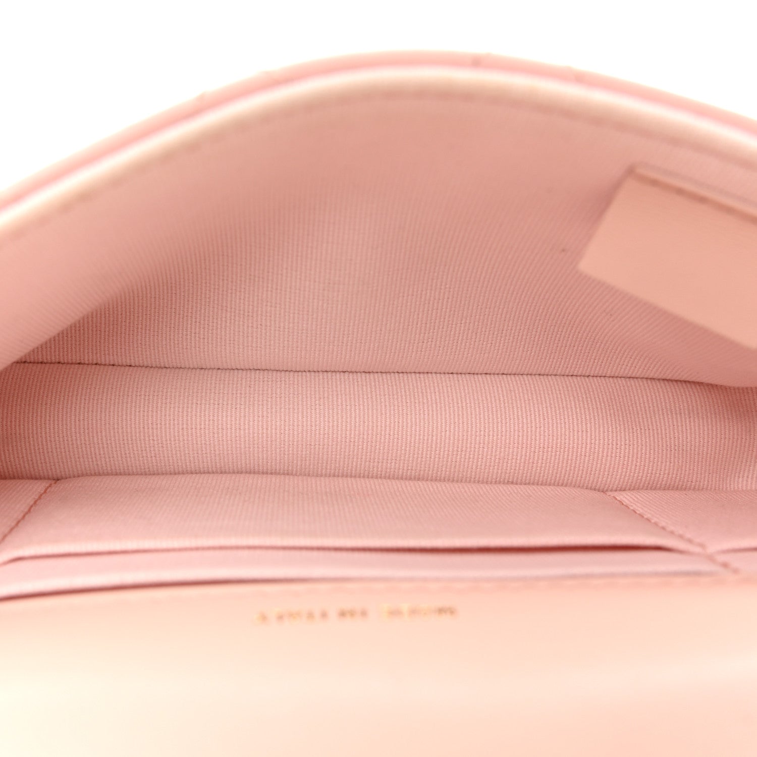 Chanel Crumpled Calfskin Quilted Braided CC Mini Flap Light Pink