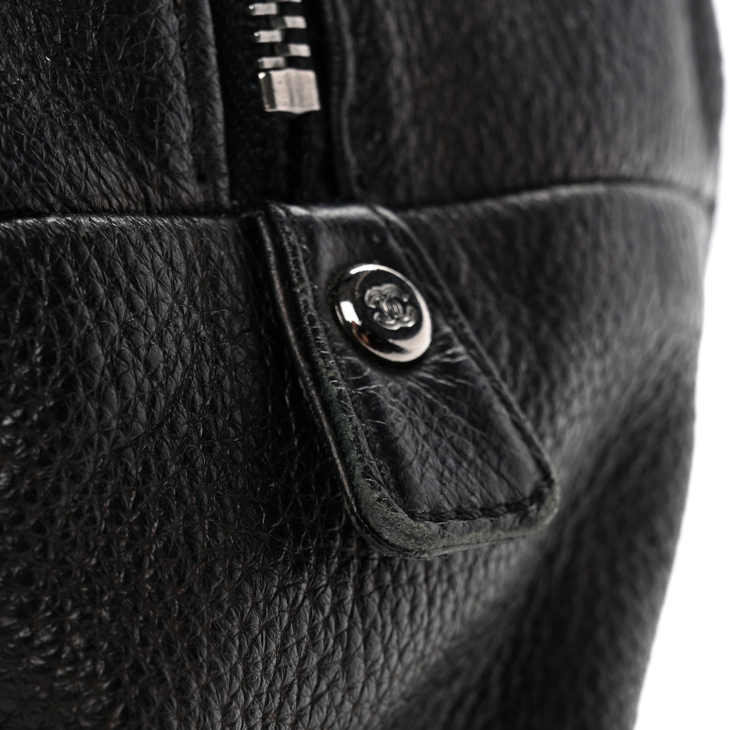 Chanel Deerskin Luxe Ligne Medium Bowler Black 10 of 10