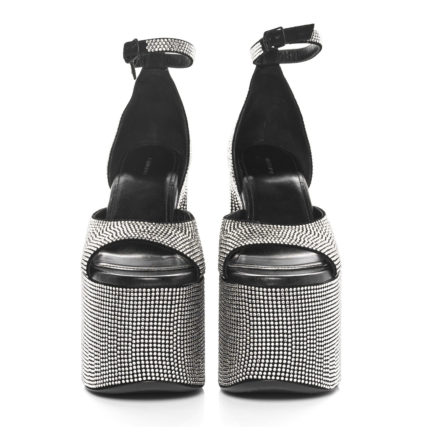 Strass Suede Camden 160mm Platform Pumps 37 Silver