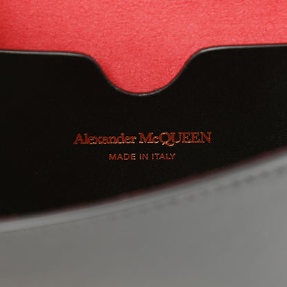 Alexander McQueen Calfskin Skull Lock Mini Crossbody Bag Black 6 of 8