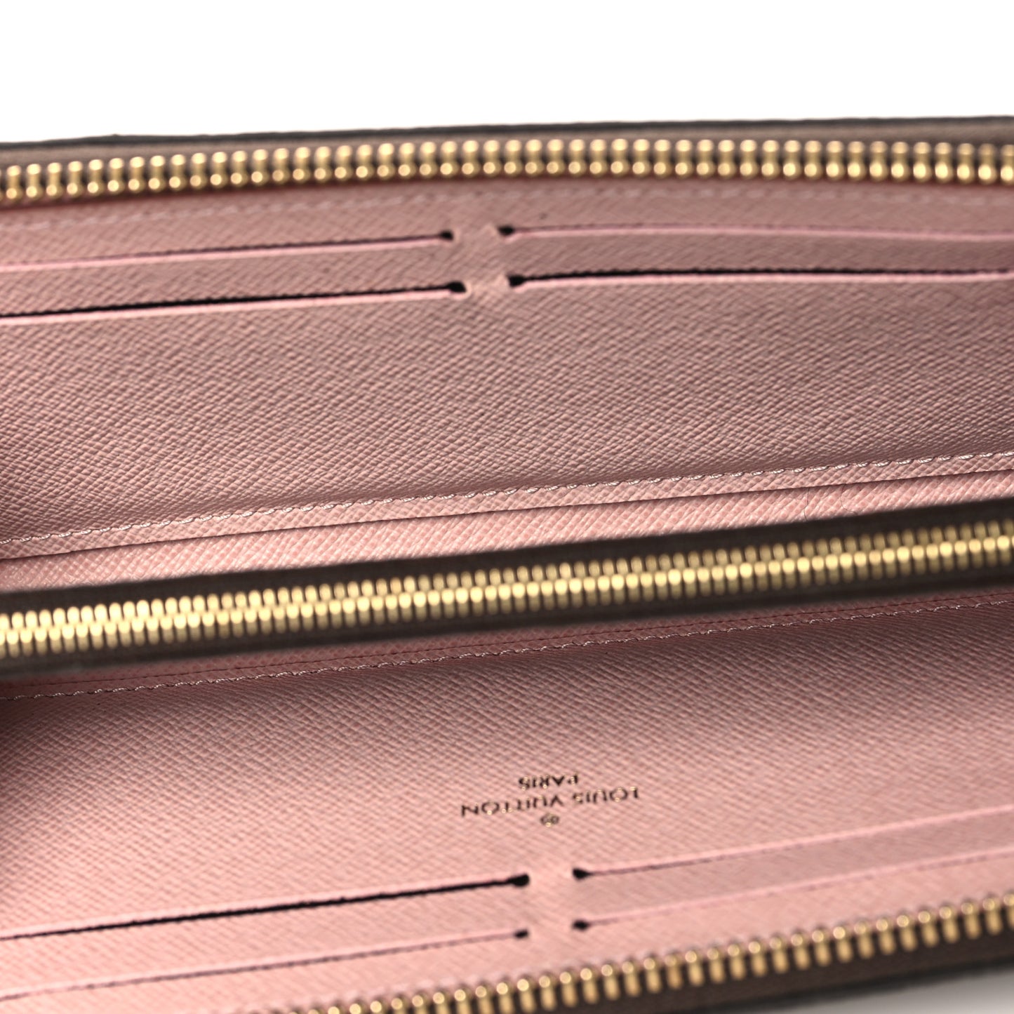 Monogram Clemence Wallet Rose Ballerine