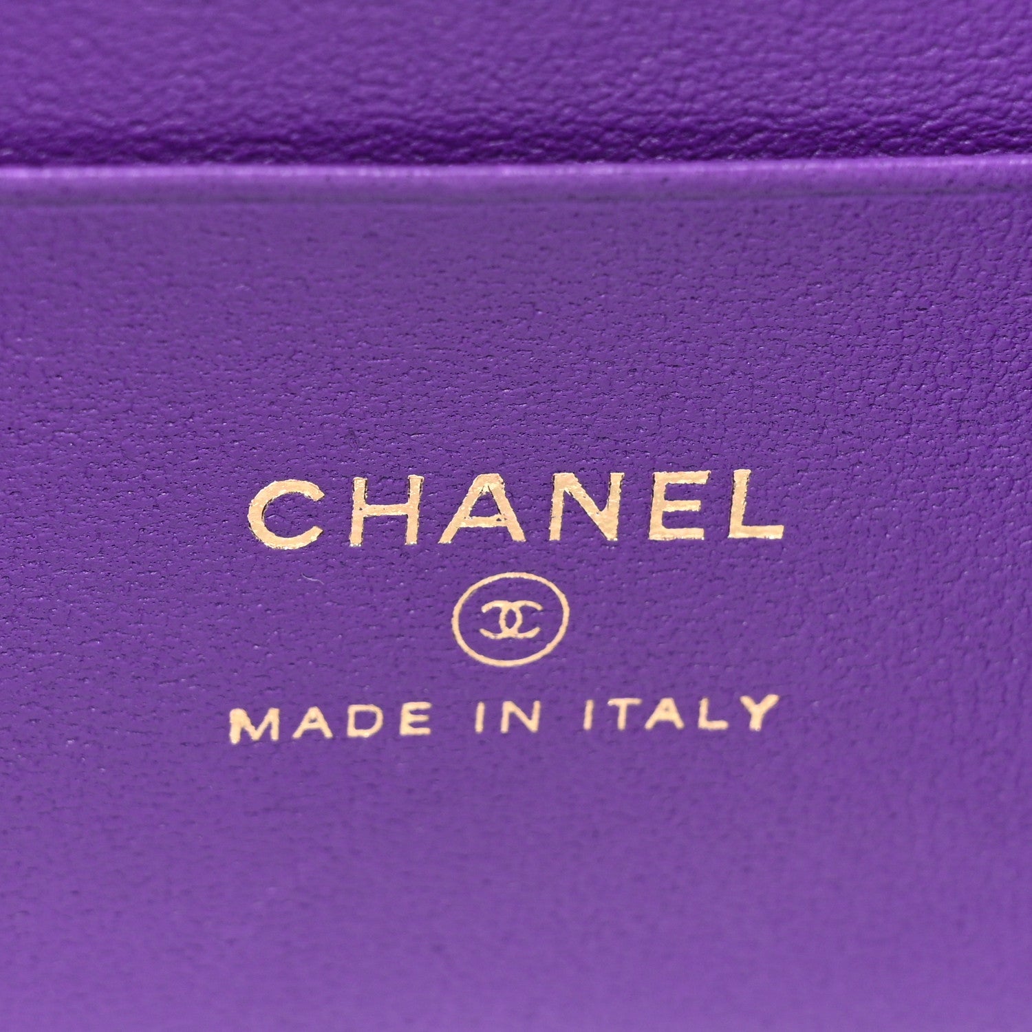 Chanel Lambskin Quilted Small Top Handle Vanity Case With Chain Purple 6 of 11