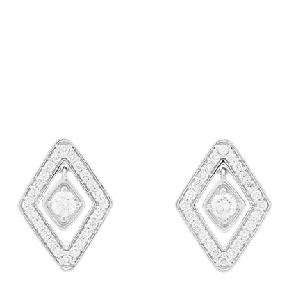 Roberto Coin 18K White Gold Diamond Diamante Earrings 1 of 4