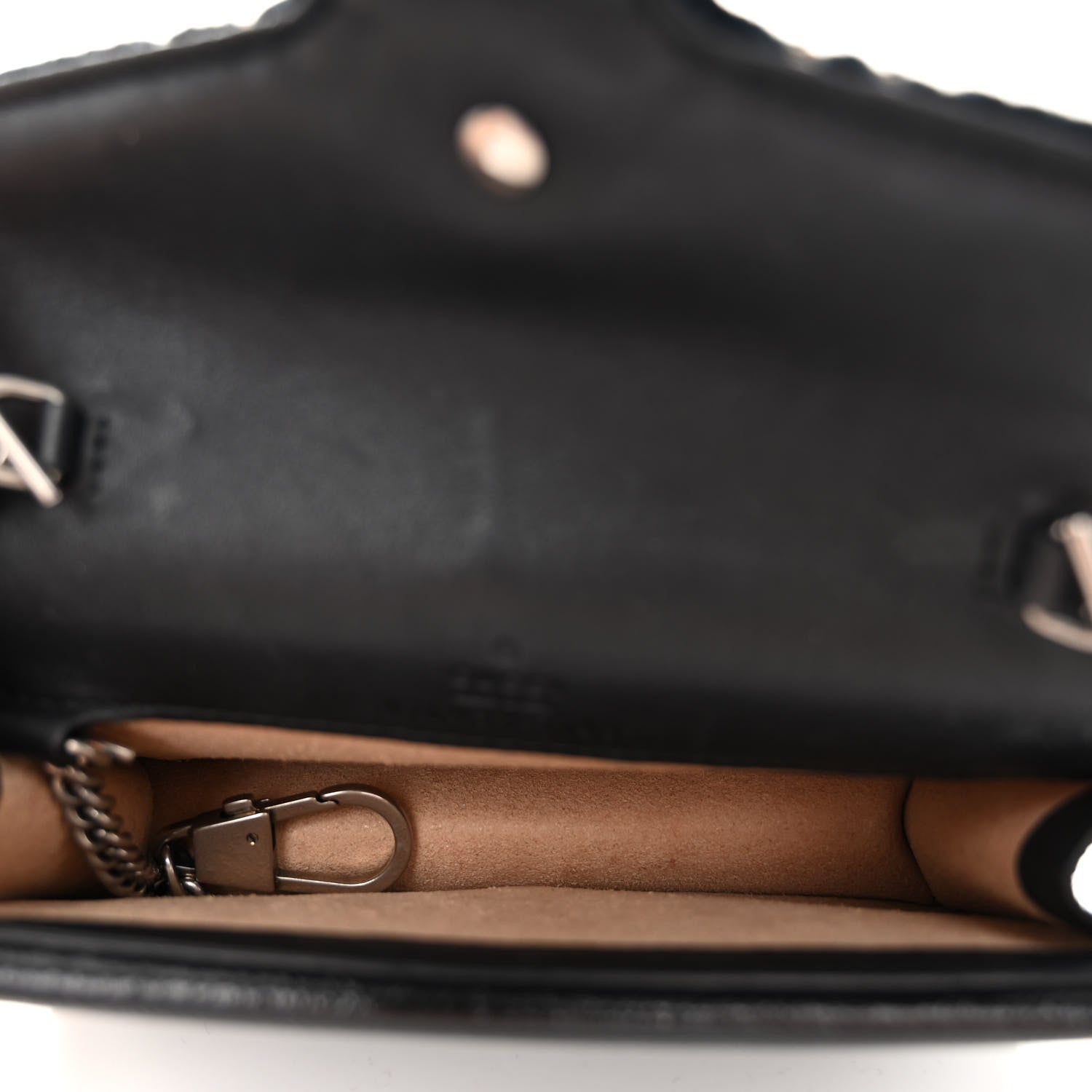 Gucci Velvet GG Monogram Super Mini Dionysus Shoulder Bag Blue Beige Black 6 of 10
