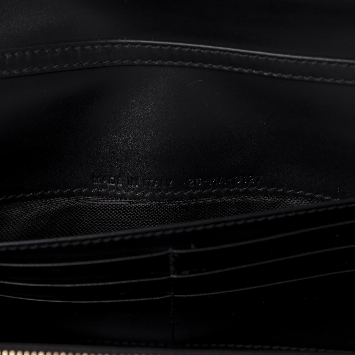 Christian Dior Smooth Calfskin J'adior Croisiere Chain Wallet Black 9 of 9