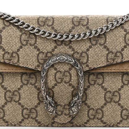 Gucci GG Supreme Monogram Super Mini Dionysus Shoulder Bag Taupe 7 of 10