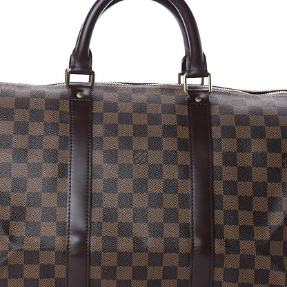 Louis Vuitton Damier Ebene Keepall 50 6 of 8